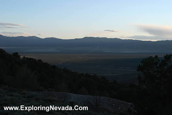 Dusk in the Spring Valley of Nevada