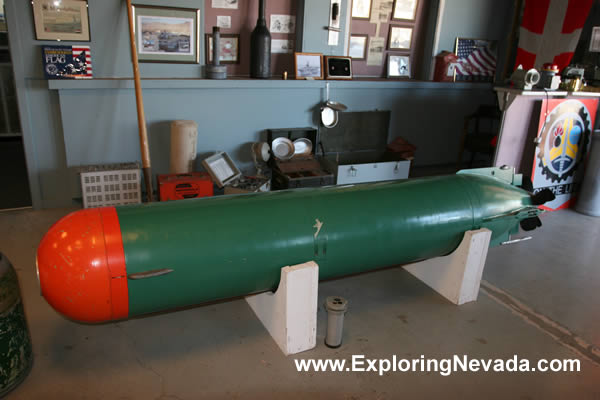 Torpedo on Display at Hawthorne Ordnance Museum
