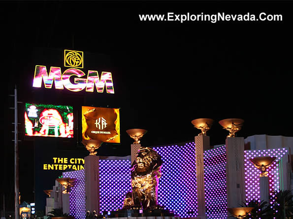 MGM Grand Sign on Las Vegas Boulevard