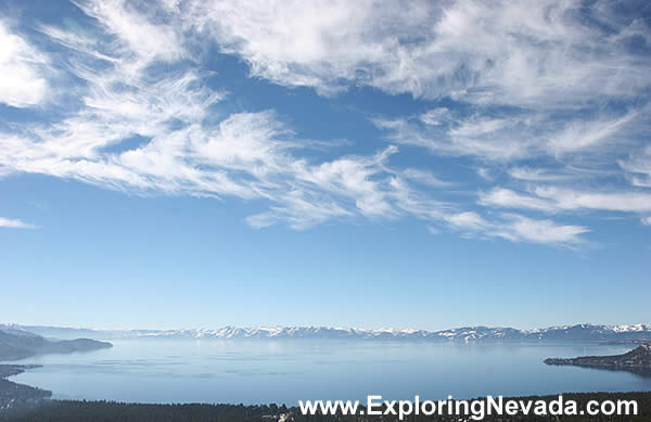 Lake Tahoe Seen From the Mt. Rose Scenic Drive