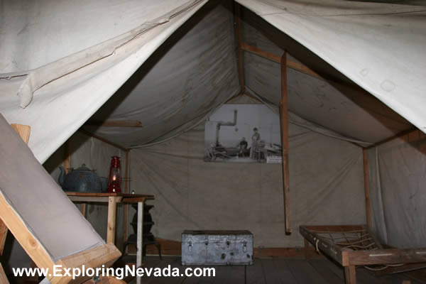 Miners Tent at the Central Nevada Museum