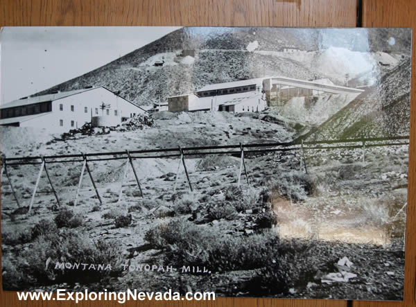 Old Photo of Mining Operations in Tonopah