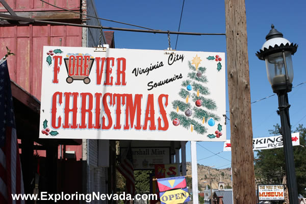 The Store "Forever Christmas" in Virginia City