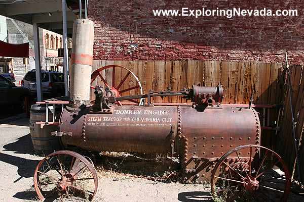 The "Donkey Engine" in Virginia City