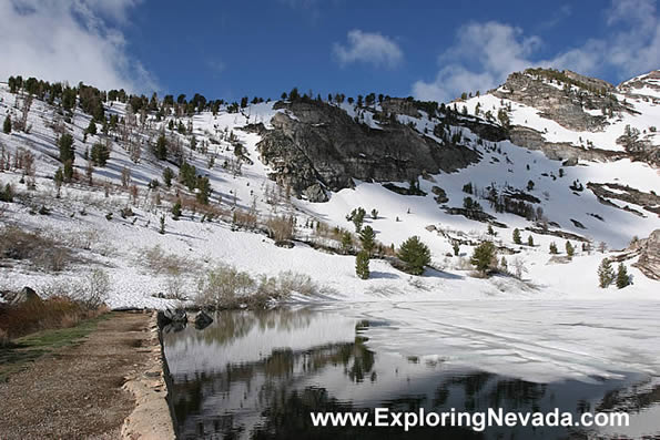 Photo of the Angel Lake Dam