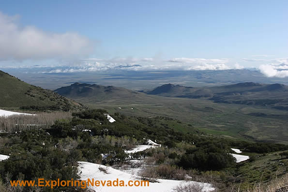 The View From High Up in the Humboldt Mountains