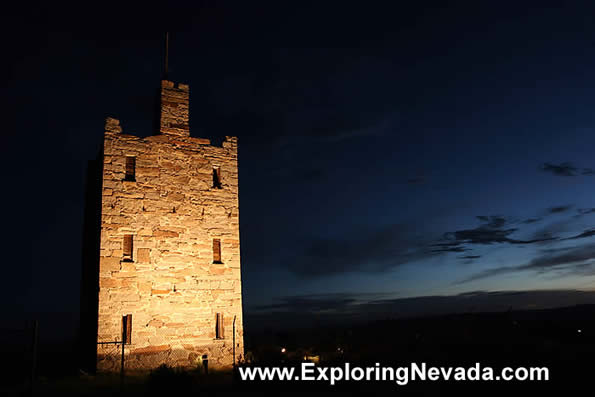 Stokes Castle at Night