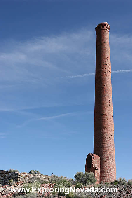 Chimney of the Old Belmont Mill