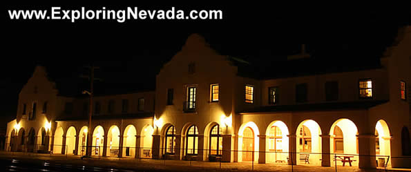 The Caliente Depot at Night