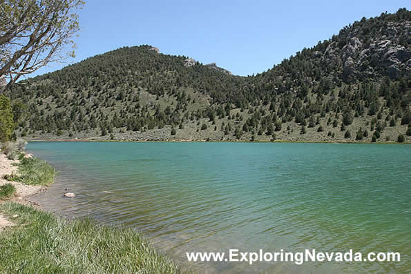 Attractive Shoreline of Cave Lake