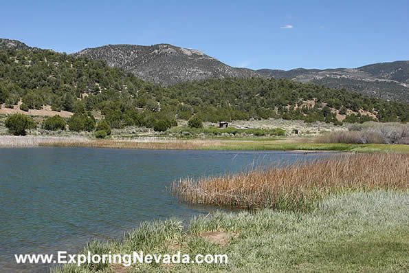 Pretty Countryside Around Cave Lake