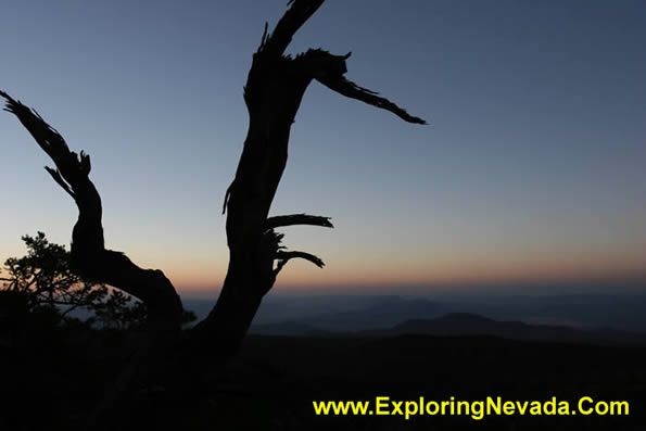 Sunset on the Spring Mountains Scenic Drive