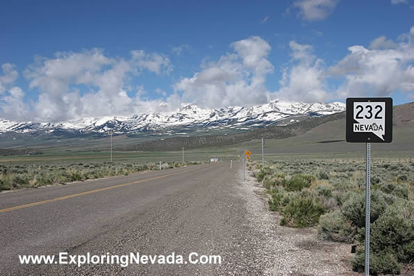 The Beginning of the Clover Valley Scenic Drive