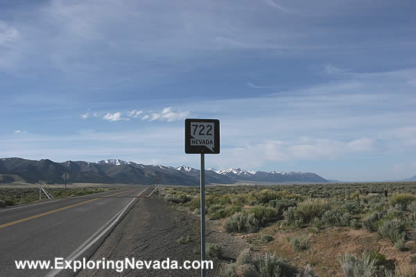 Eastern Beginning of the Desatoya Mountains Scenic Drive