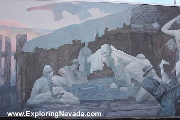 Hot Springs Mural in Ely, Nevada