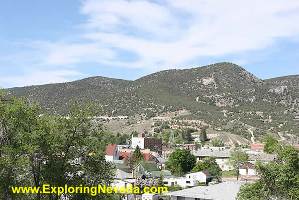 Ely Seen From The Nevada Northern Railway