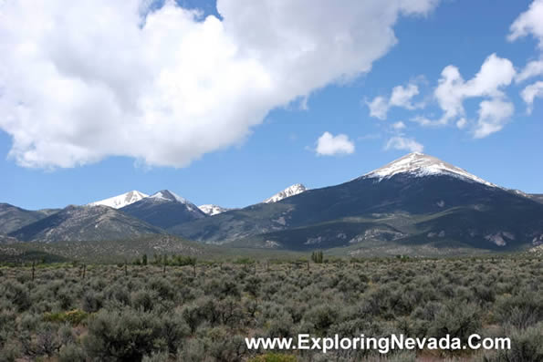 The Peaks of the Snake Range in Great Basin National Park