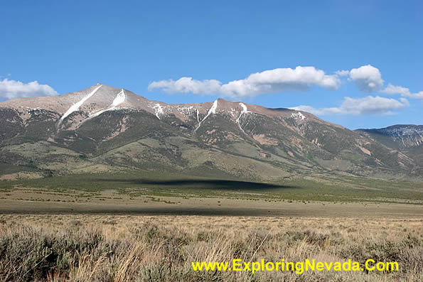 Wheeler Peak Seen From the Spring Valley, Photo #1