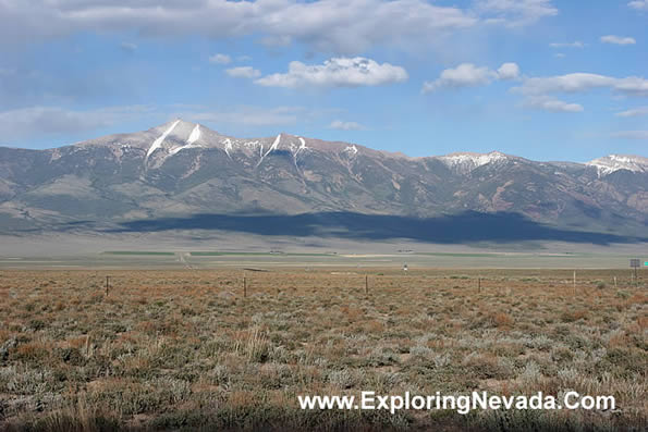 Wheeler Peak Seen From the Spring Valley, Photo #2