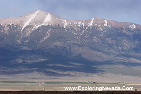 Wheeler Peak Seen From the Spring Valley, Photo #4