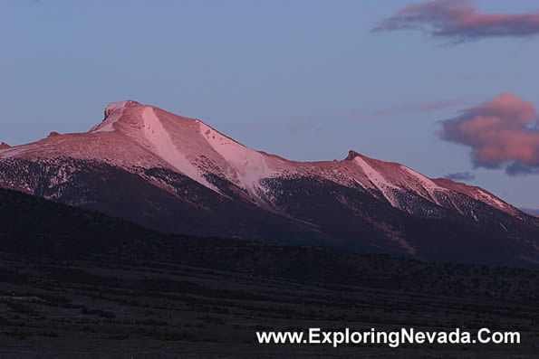 Wheeler Peak Seen From the Spring Valley, Photo #7