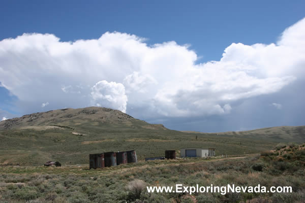 Thunderstorm Forming Over the Hamilton Ghost Town