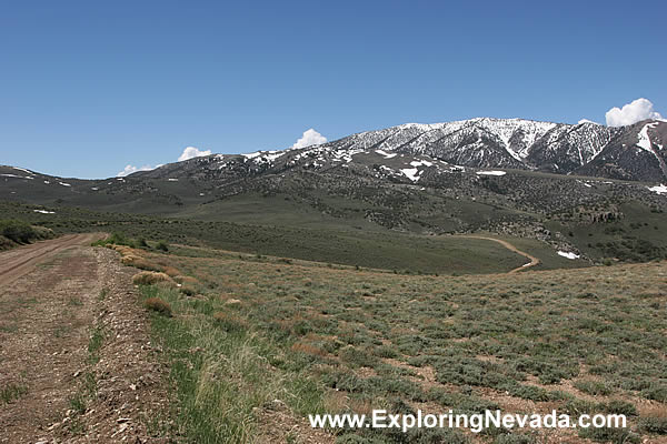 Twisty Road in the Shadow of Snow Covered Mountains