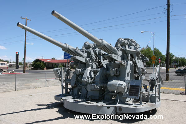 Old Military Gun in Hawthorne