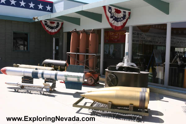 Ordnance on Display at the Hawthorne Ordnance Museum