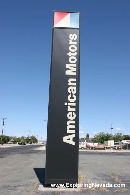 Old American Motors Company Sign in Hawthorne