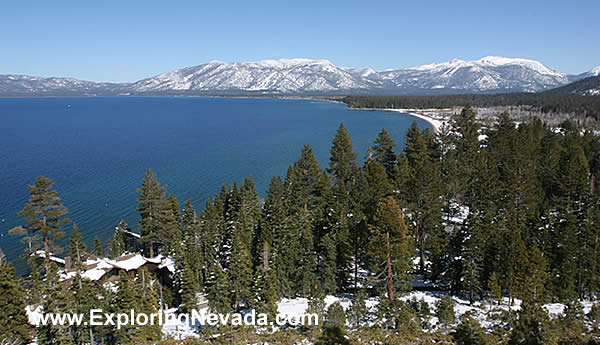 View of Tahoe on the Western Shore of the Lake