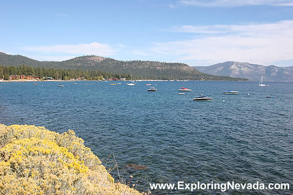 Boats in Lake Tahoe