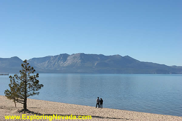 On the Beach in South Lake Tahoe