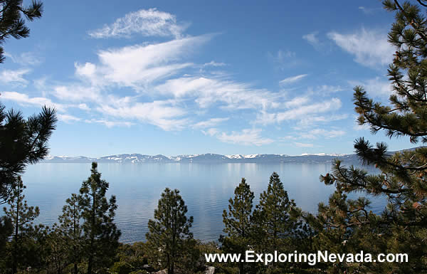 View of Lake Tahoe From Scenic Overlook