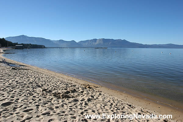 Lake Tahoe Seen From the Beach in South Lake Tahoe