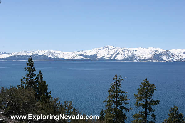 View of Lake Tahoe From Scenic Overlook