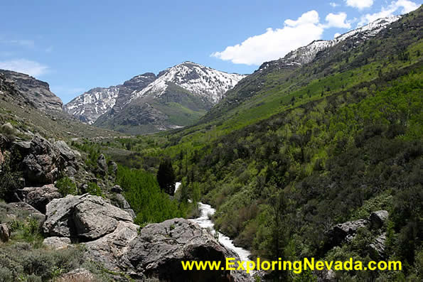 The Lamoille River and Lamoille Canyon