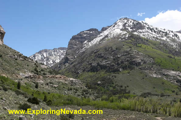 Snowy Peaks of the Ruby Mountains