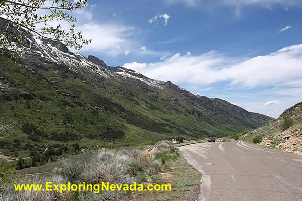 Looking Down Lamoille Canyon