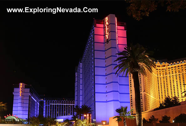 Bally's Hotel and Casino at Night