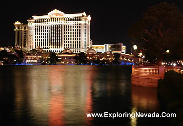 Caesars Palace at Night