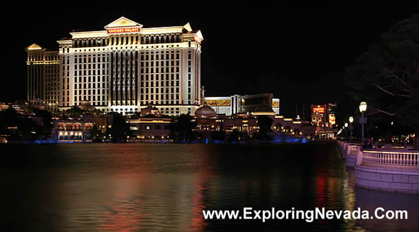 Caesars Palace at Night