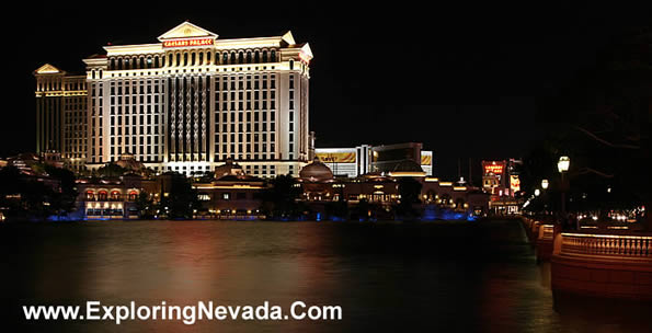 Caesars Palace at Night