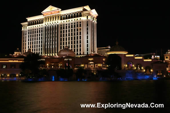 Caesars Palace at Night