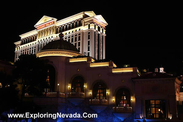 Caesars Palace at Night