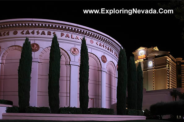 Purple Columns At Caesars Palace