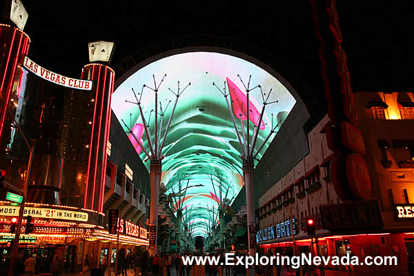 The Fremont Street Light Show