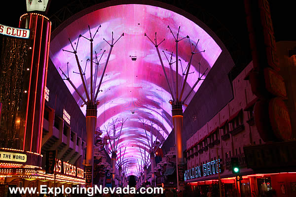 The Fremont Street Light Show