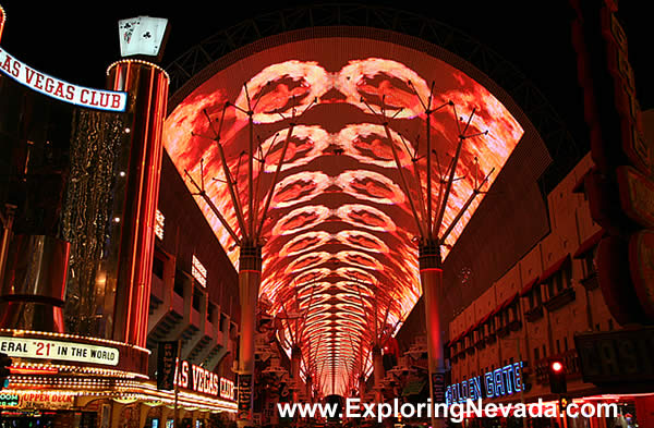 The Fremont Street Light Show