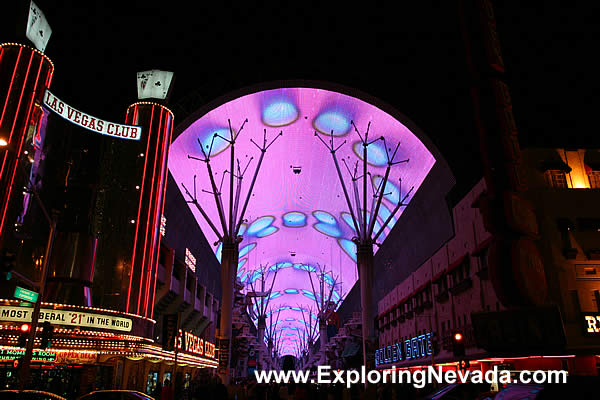 The Fremont Street Light Show